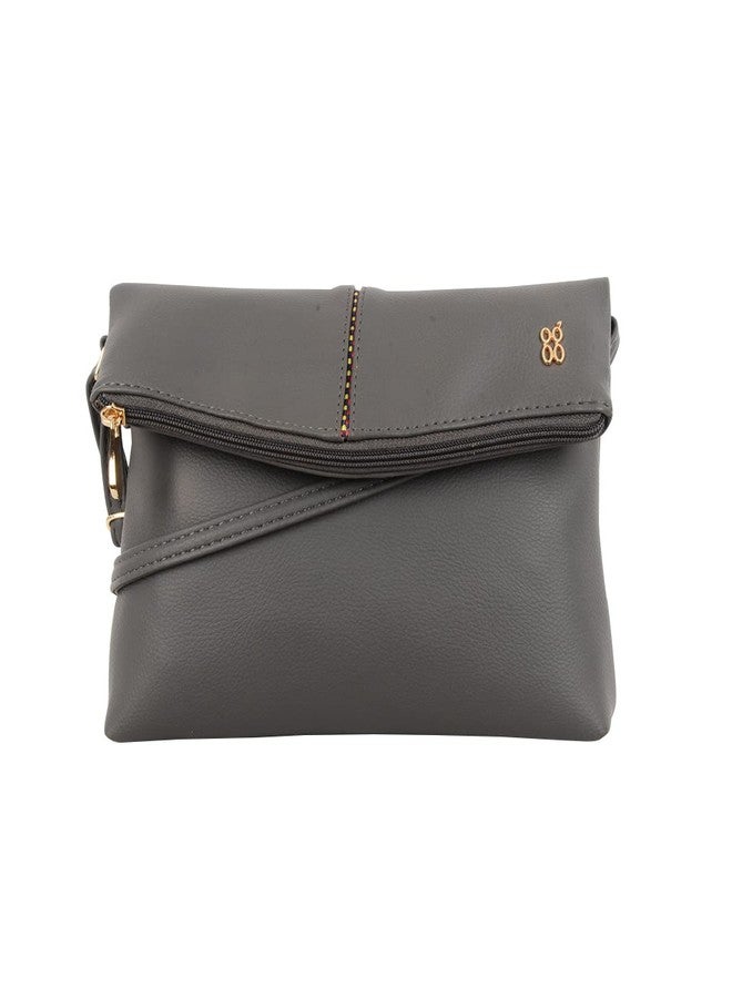 Baggit Womens Lxe Stencil Sling Bag- Grey - Image 1